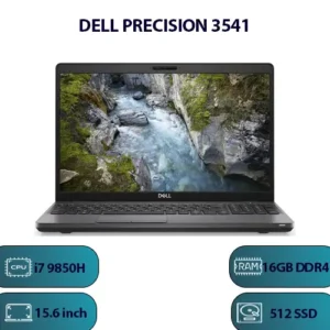 لپ‌تاپ Dell Precision 3541 با پردازنده Intel Core i7 و کارت گرافیک NVIDIA Quadro P620 مناسب برای کارهای حرفه‌ای